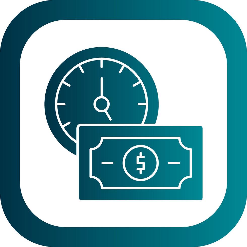 Time Is Money Vector Icon Design