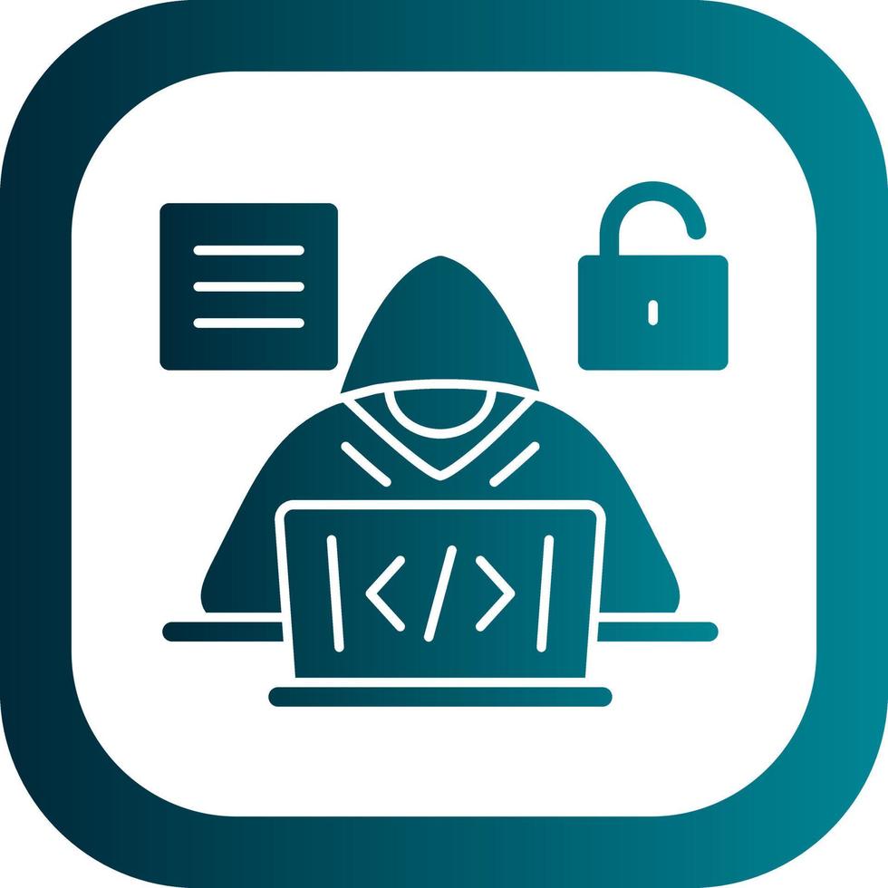 Code Hacker Vector Icon Design