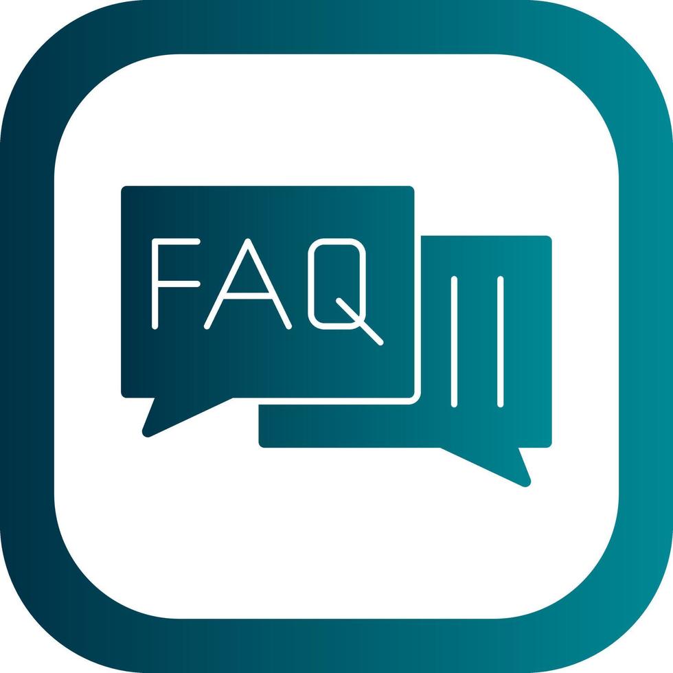 Faq Vector Icon Design