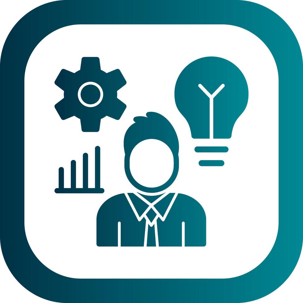 Talent Manager Vector Icon Design
