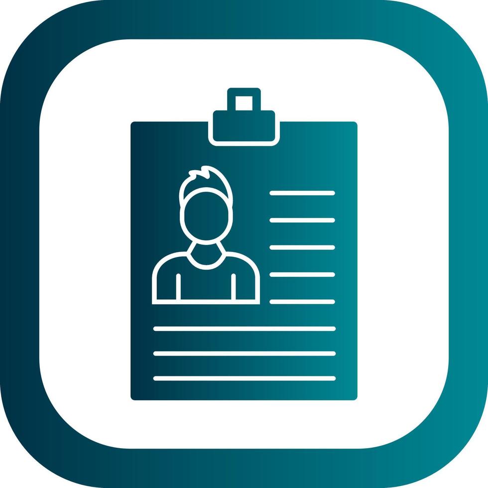 Identification Vector Icon Design