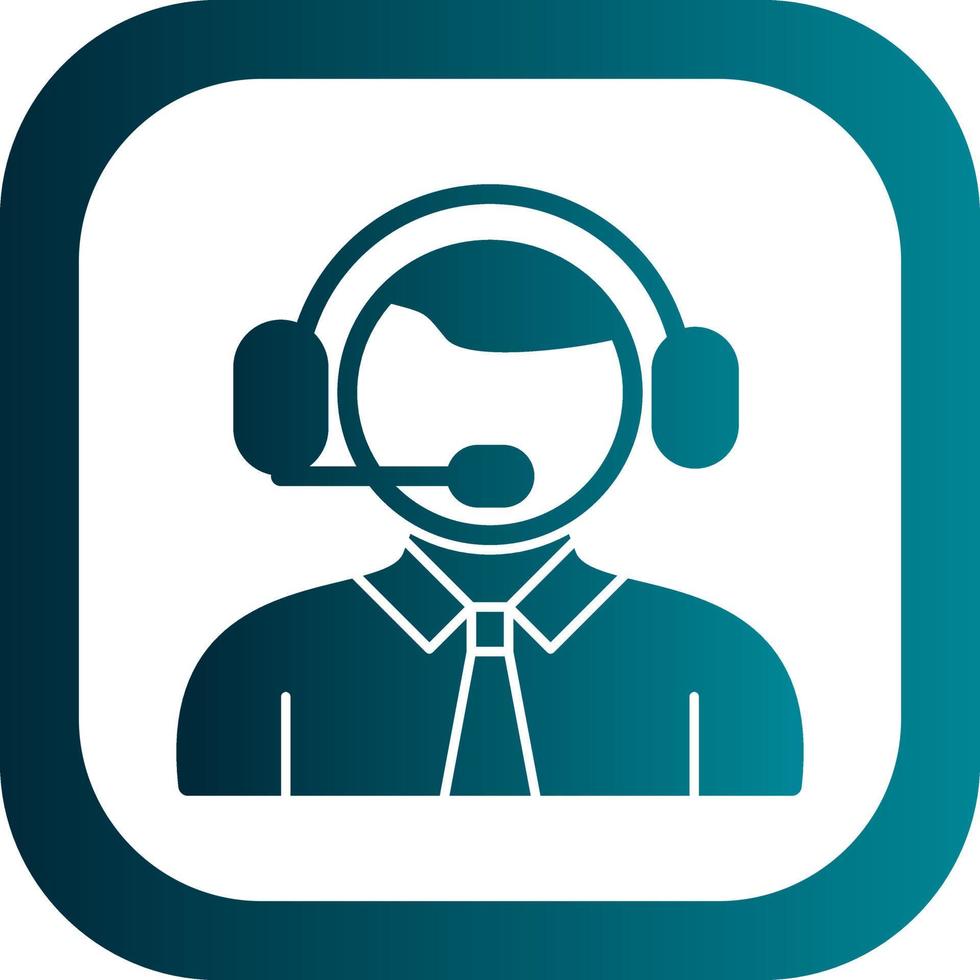 Customer Service Vector Icon Design
