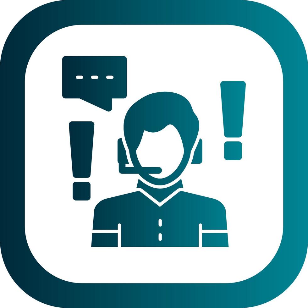 Complaint Vector Icon Design