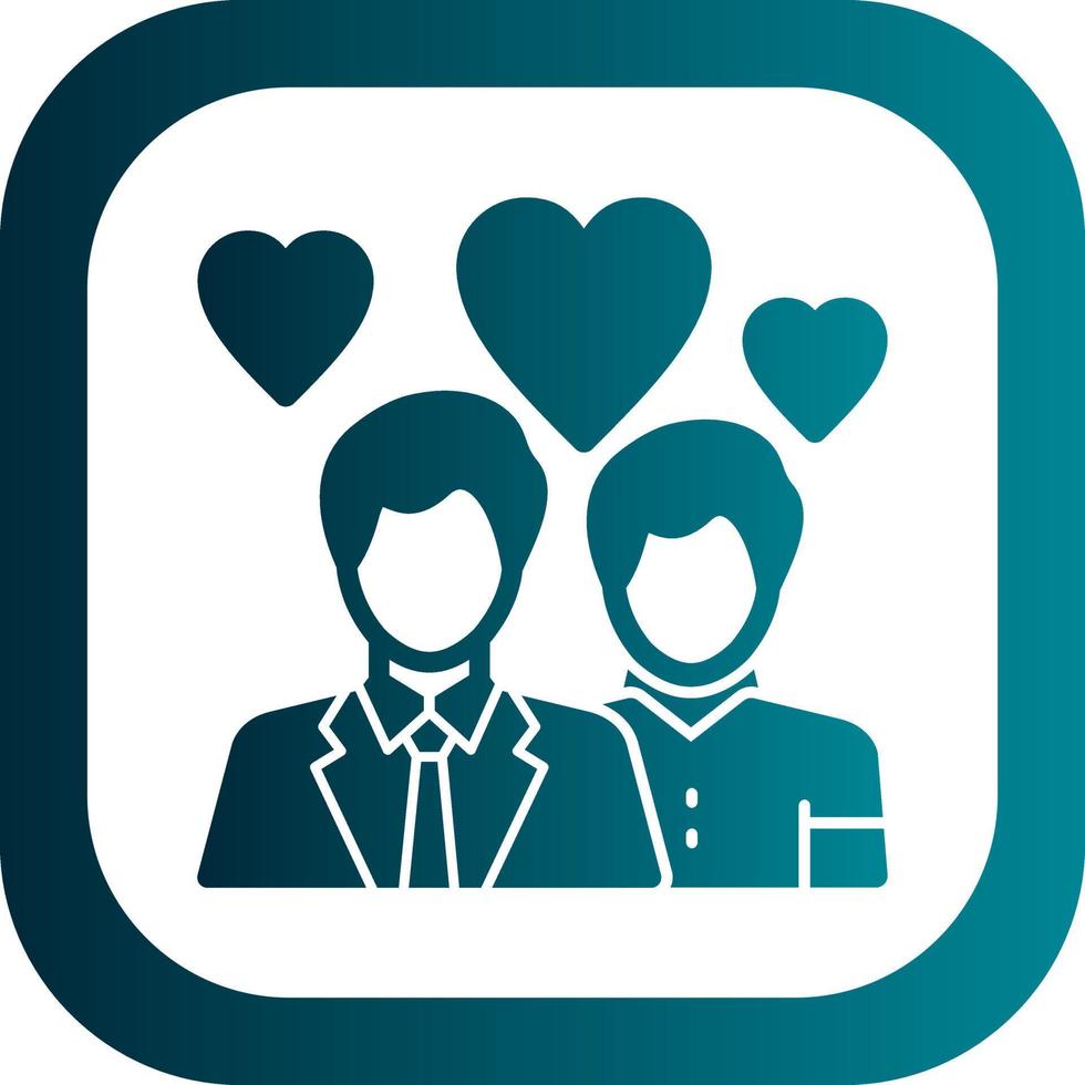 Relationship Vector Icon Design