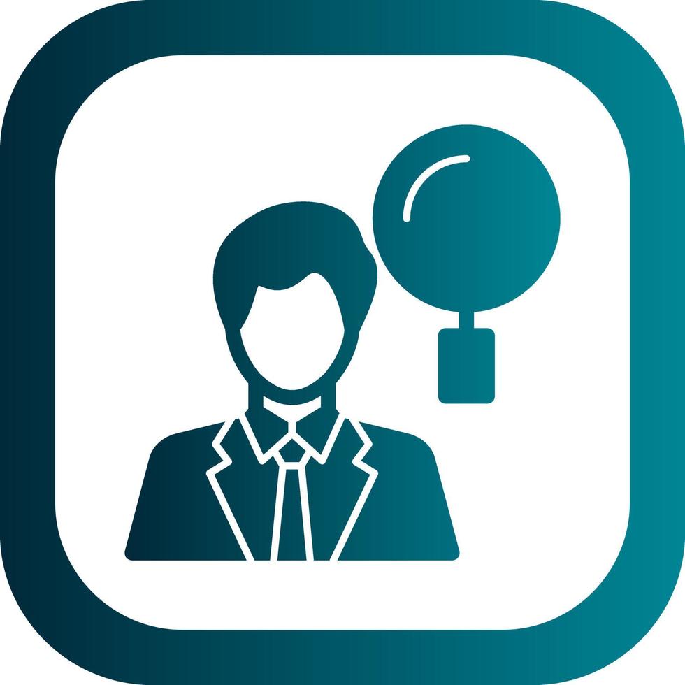 Consumer Research Vector Icon Design