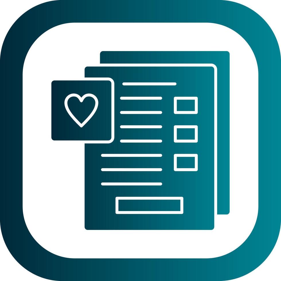 Wishlist Vector Icon Design