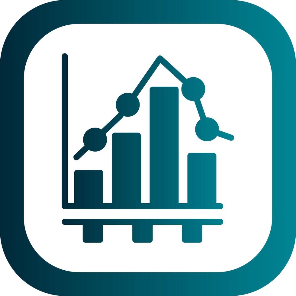 Bar Chart Vector Icon Design