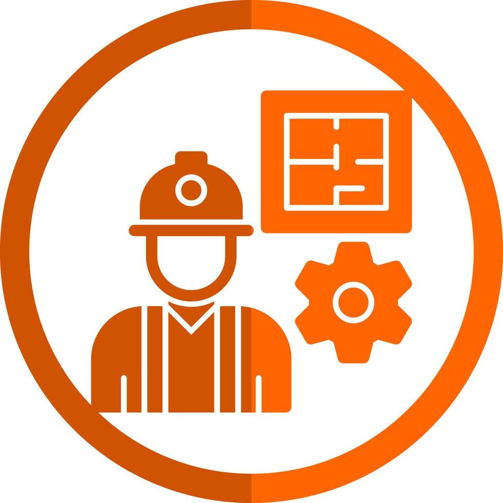 Civil Engineer Vector Icon Design