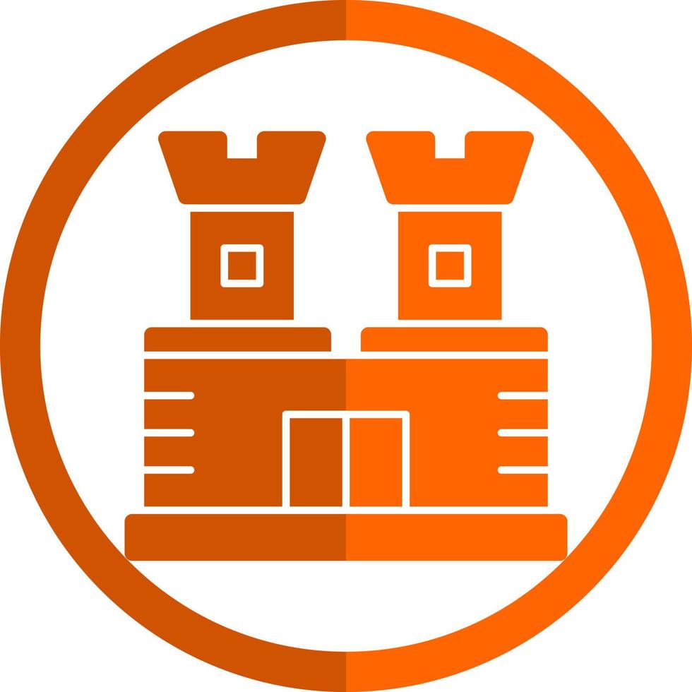 Castle Vector Icon Design