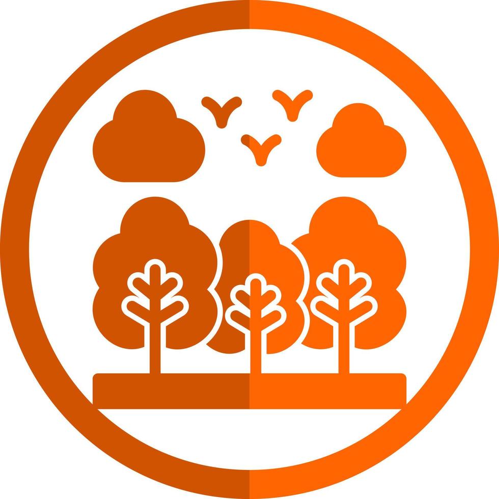 Forest Vector Icon Design