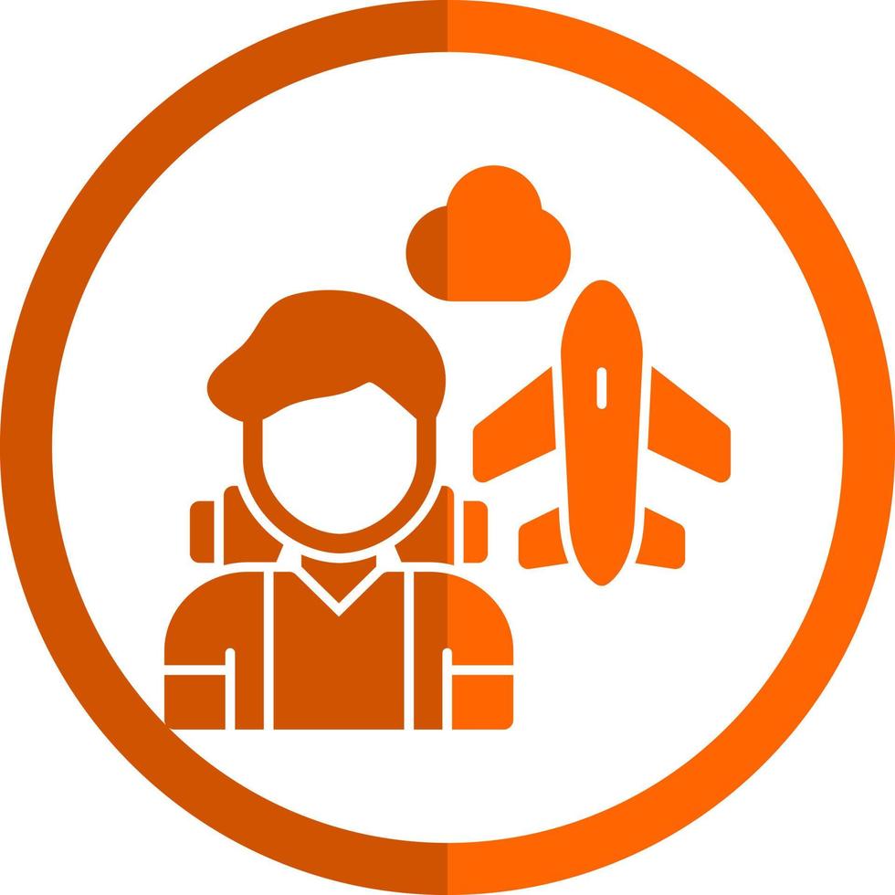 Traveler Vector Icon Design