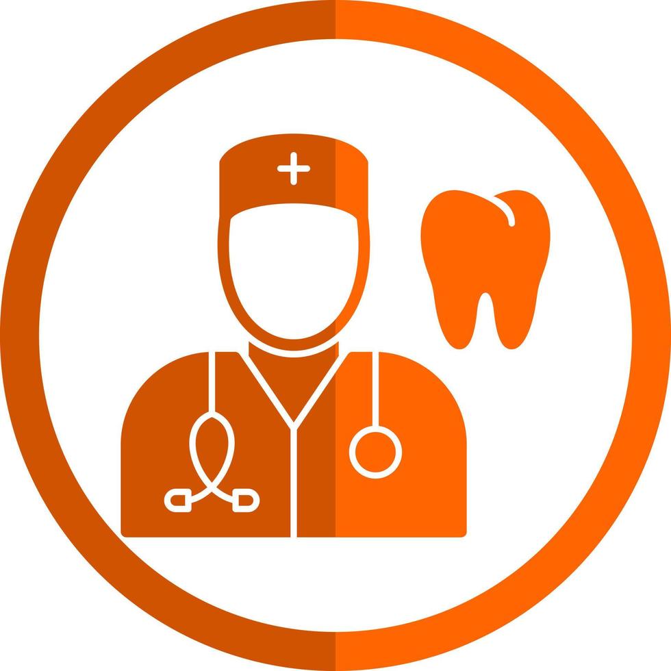 Male Dentist Vector Icon Design