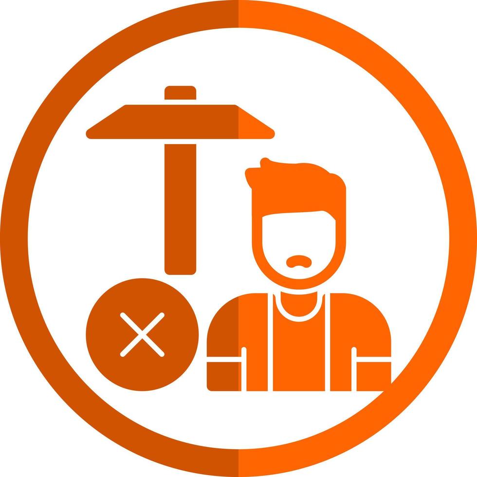 No Child Labour Vector Icon Design