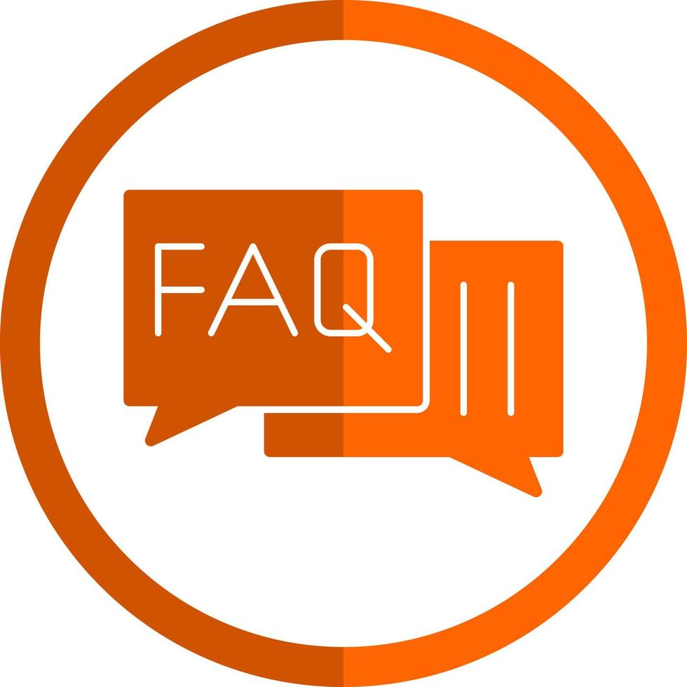 Faq Vector Icon Design