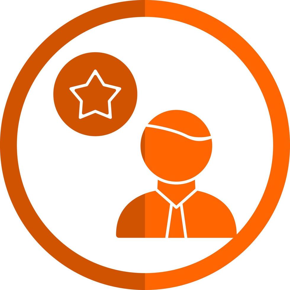 Leader Vector Icon Design