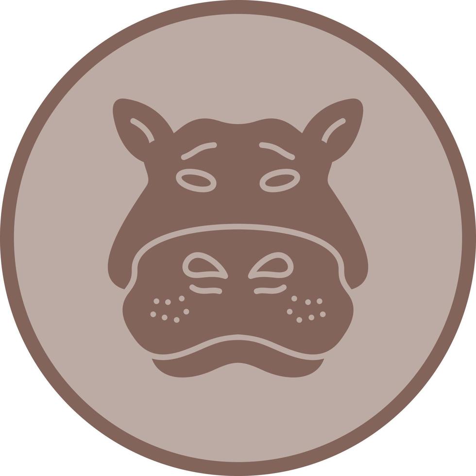 Hippo Vector Icon