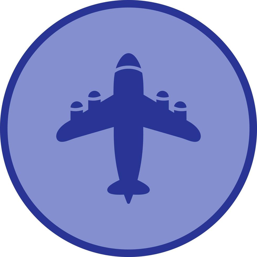 Flying Airplane Vector Icon