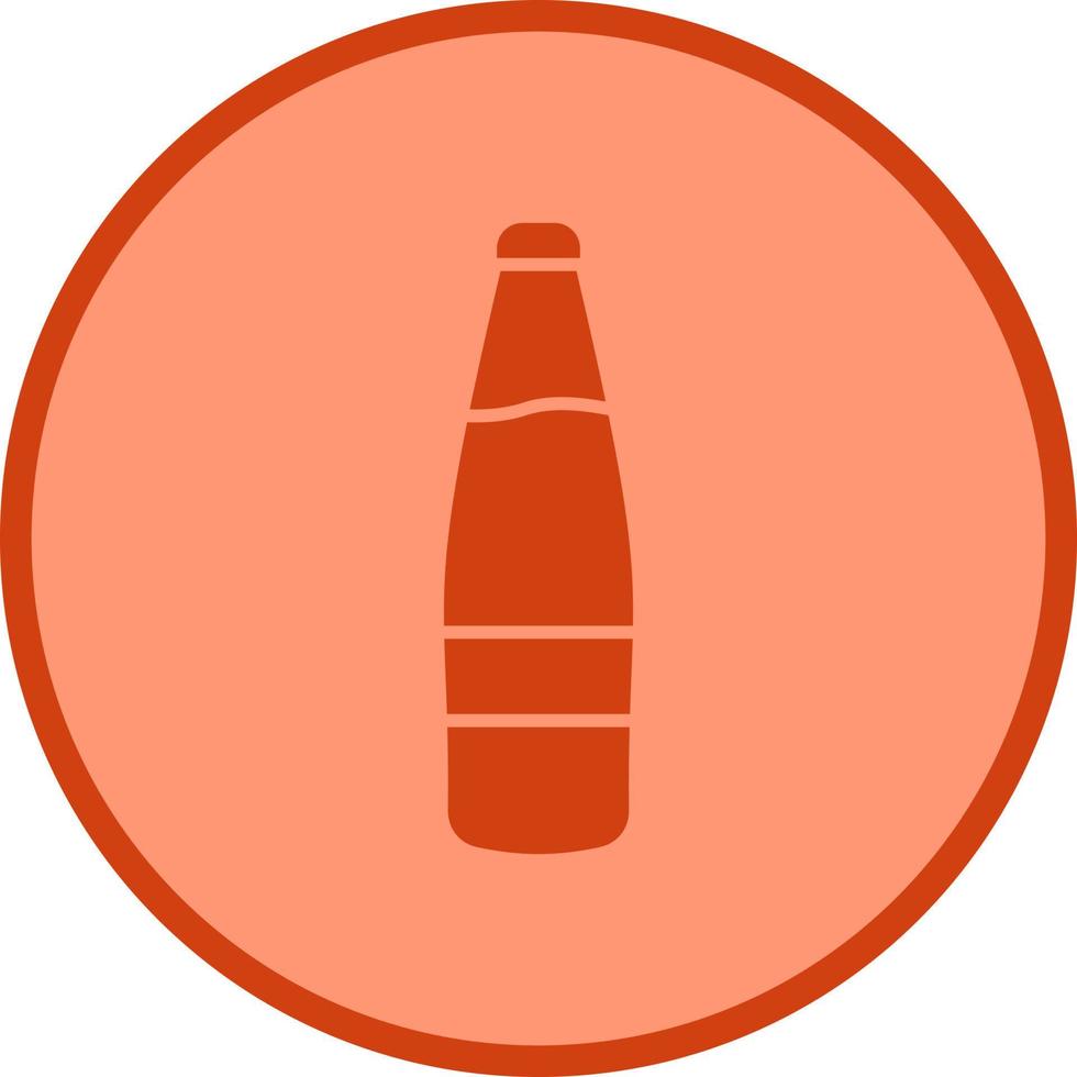 icono de vector de botella de cerveza