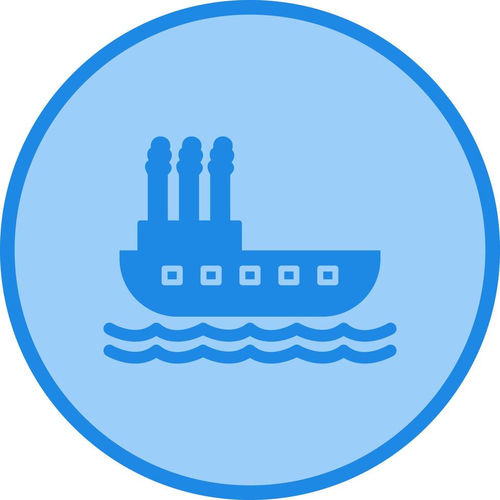 Steamboat Vector Icon