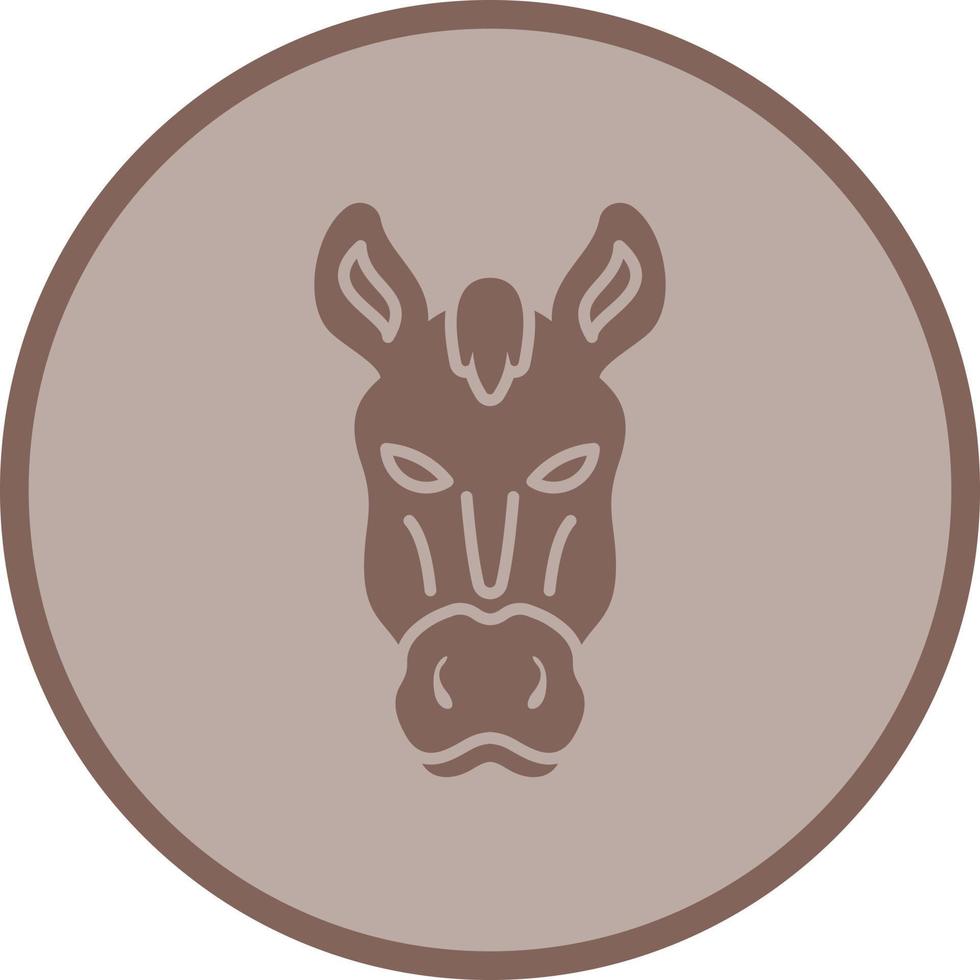 icono de vector de caballo