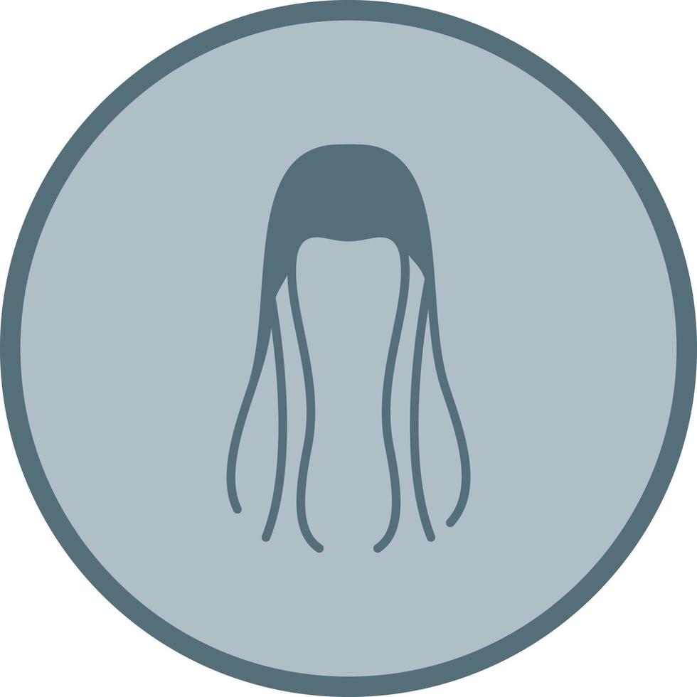 icono de vector de cabello