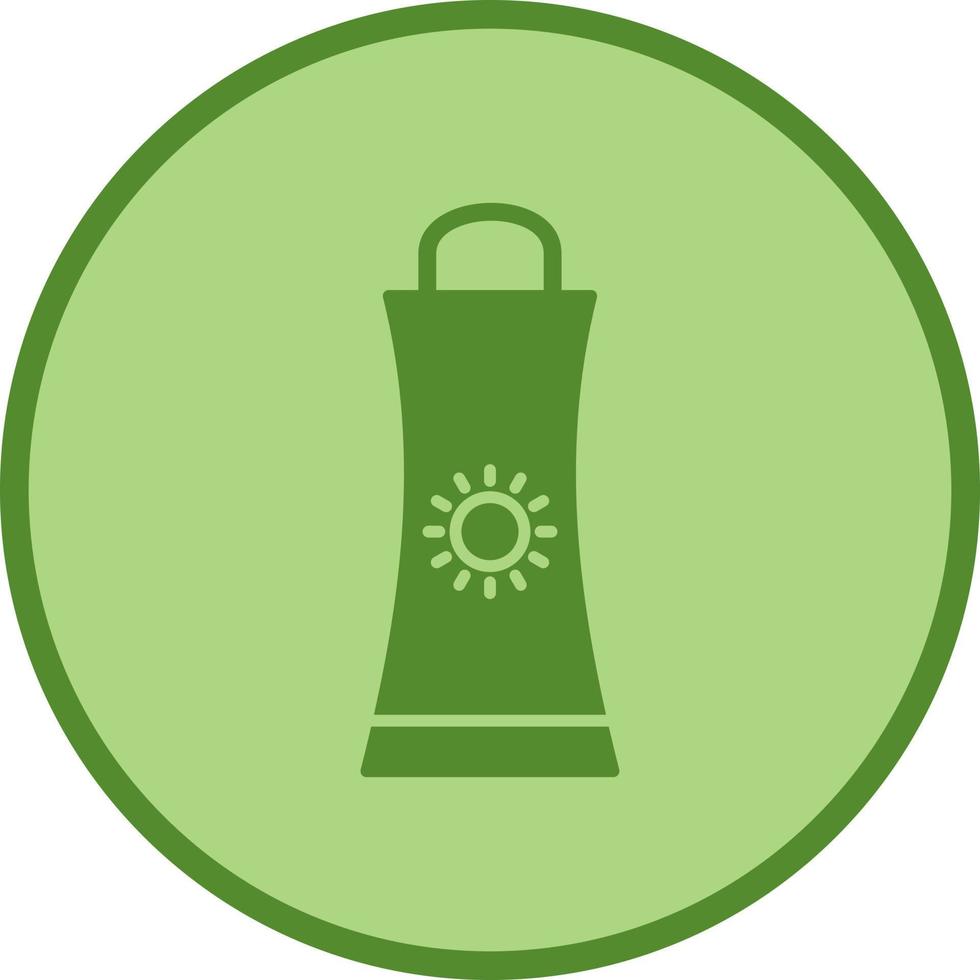 Sunblock Cream Vector Icon