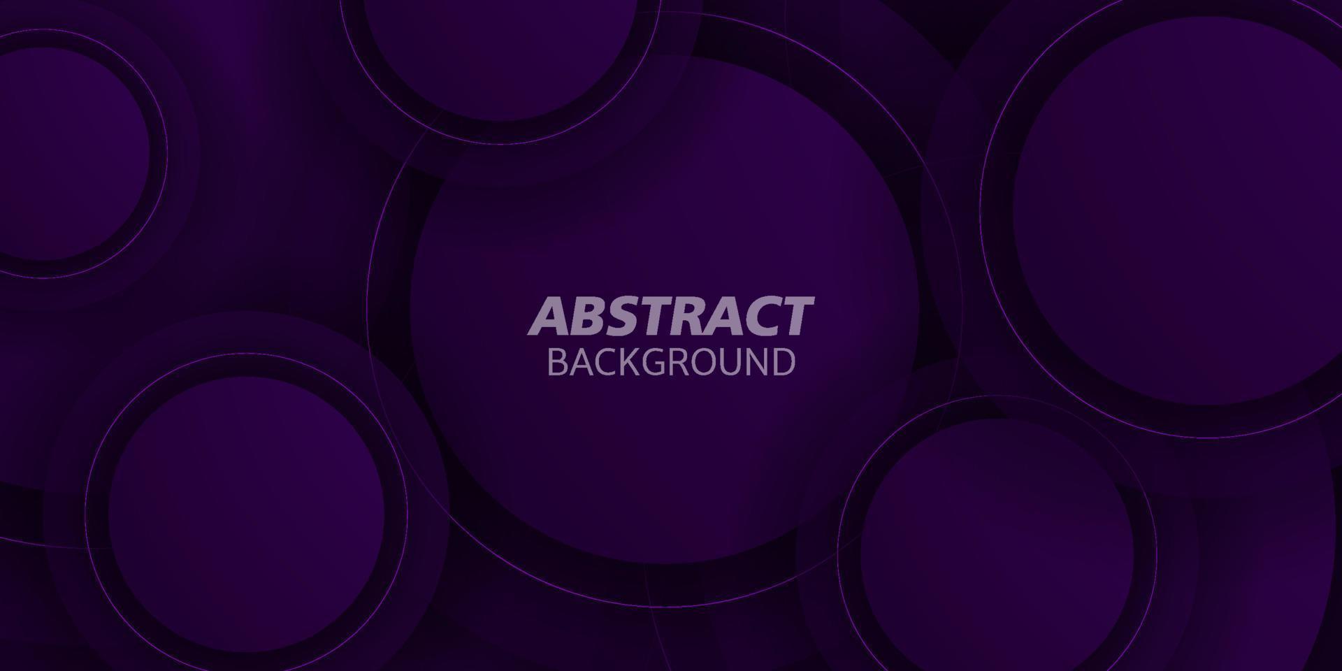 dark purple background with gradient color and dynamic shadow on background.modern background circle overlap layerred for graphic design. Eps10 vector