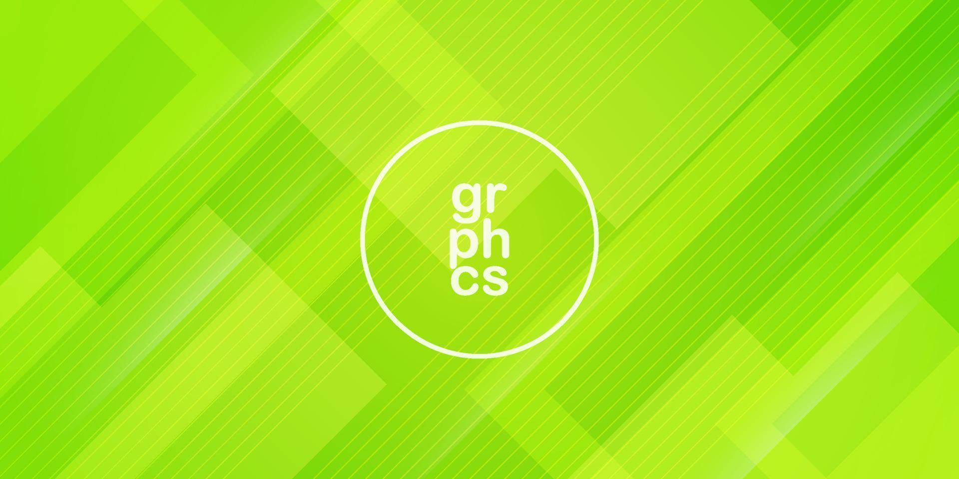 Modern bright green background with simple square and lines pattern.colorful simple with geometric shapes concept. Eps10 vector