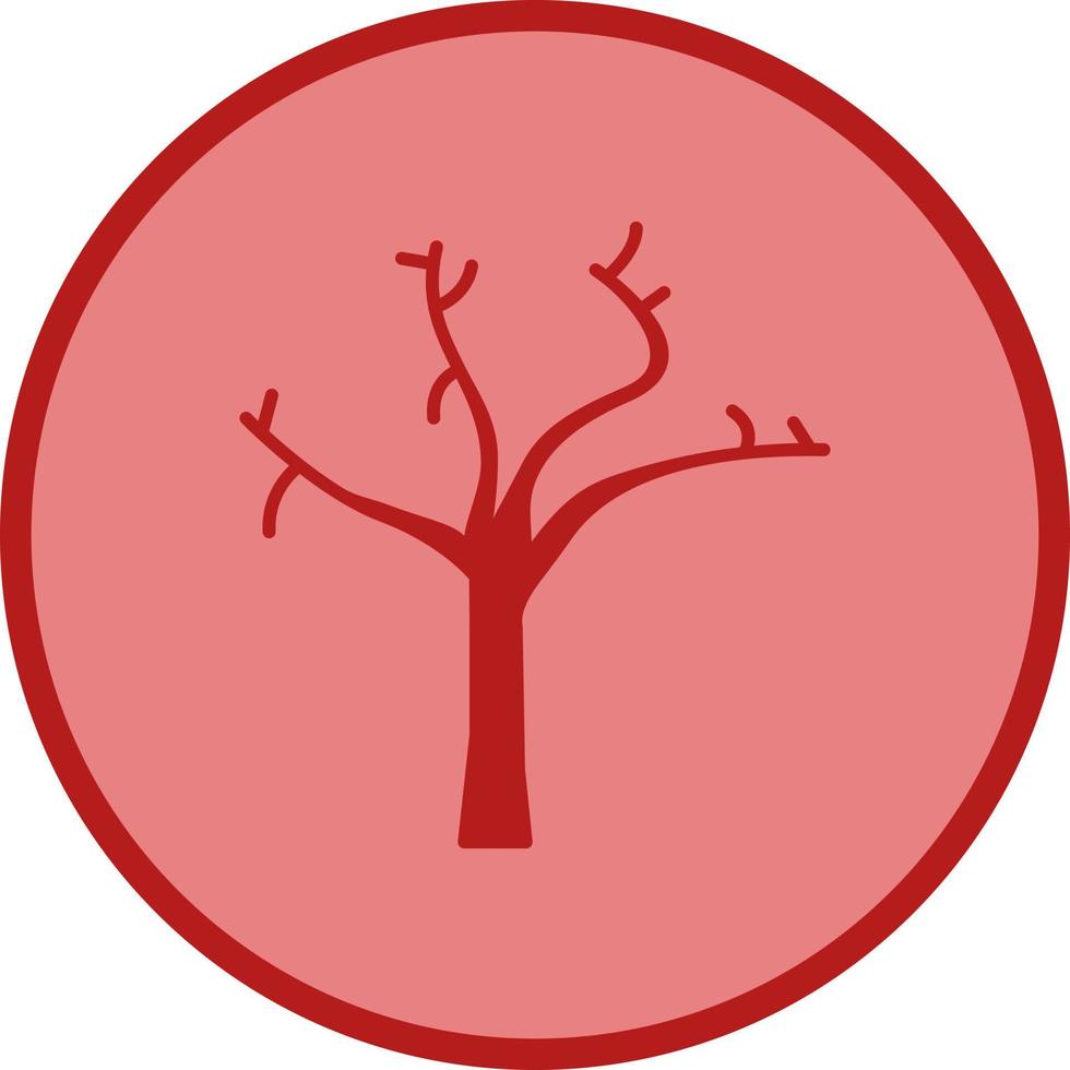 Tree with no Leaves Vector Icon