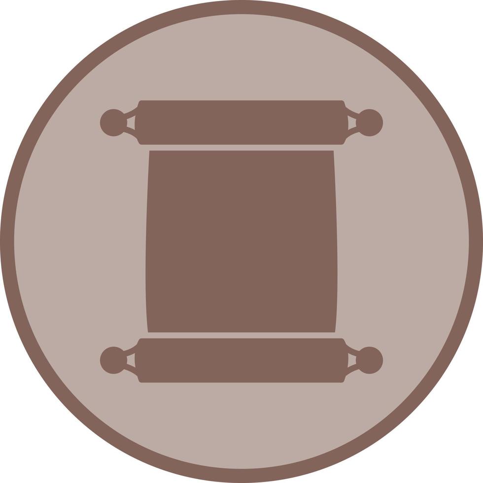 Scroll of Paper Vector Icon