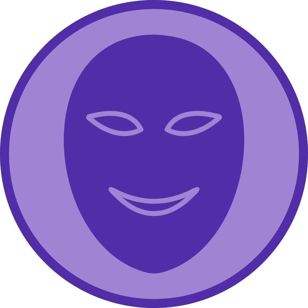 Ancient Face Mask Vector Icon