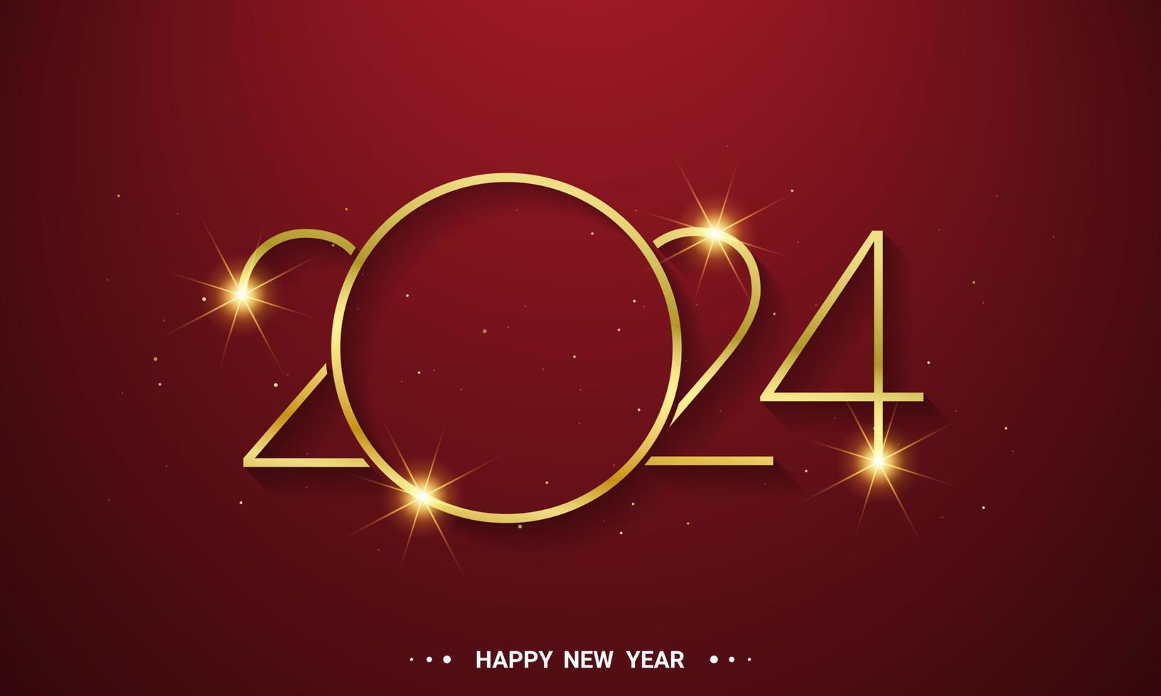 2024 Happy New Year Background Design. 20767276 Vector Art at Vecteezy