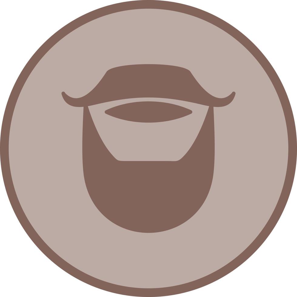 Beard and Moustache Vector Icon