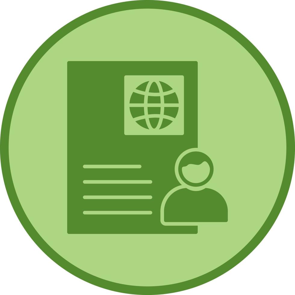 Global Profile Vector Icon