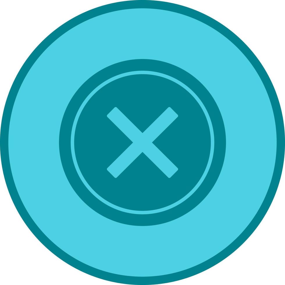 Do Not Cross Vector Icon