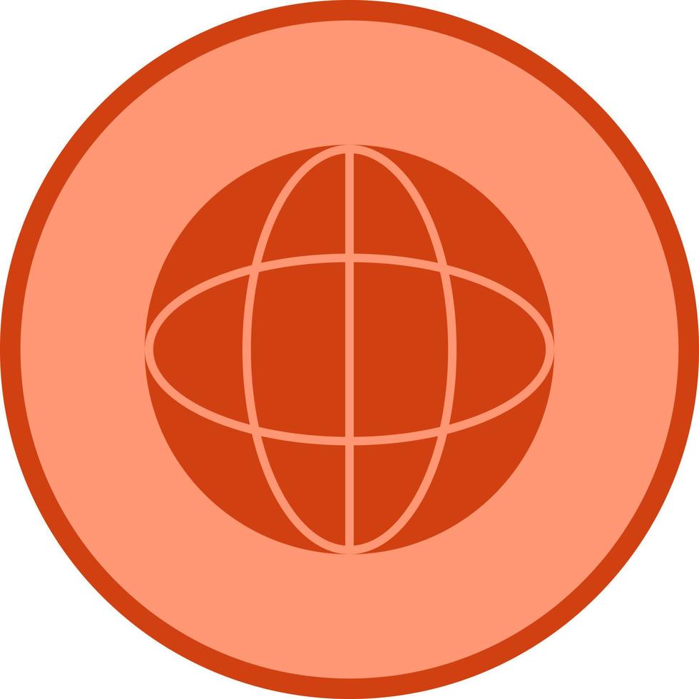 Unique Globe Vector Icon