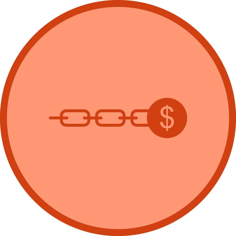 Unique Link Sales Vector Icon