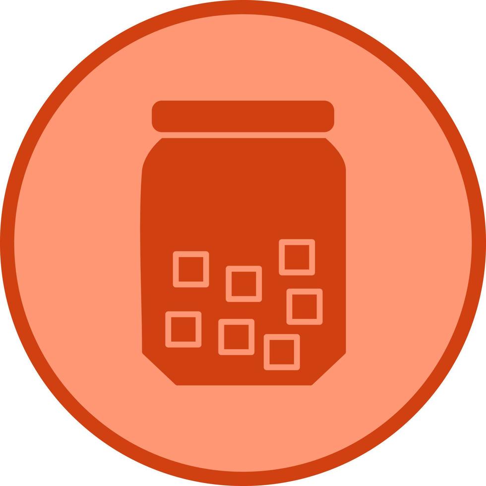 Sugar Bottle Vector Icon