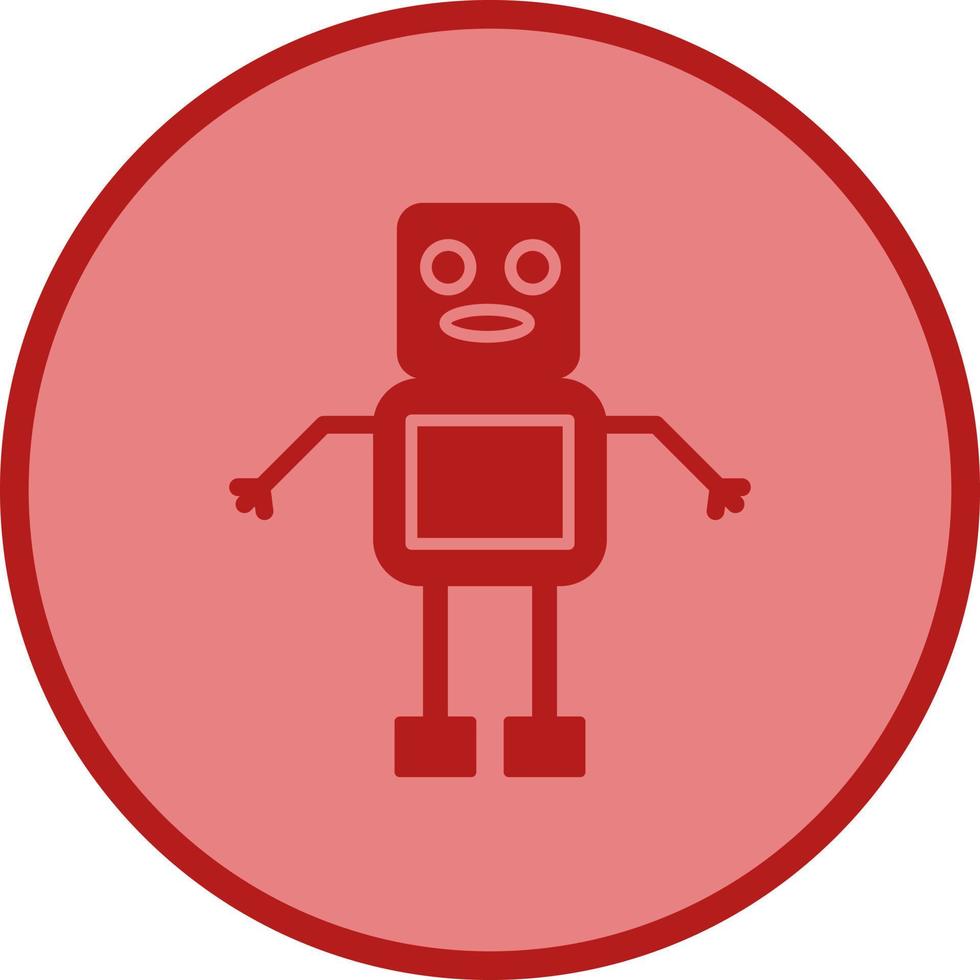 Unique Robot Vector Icon