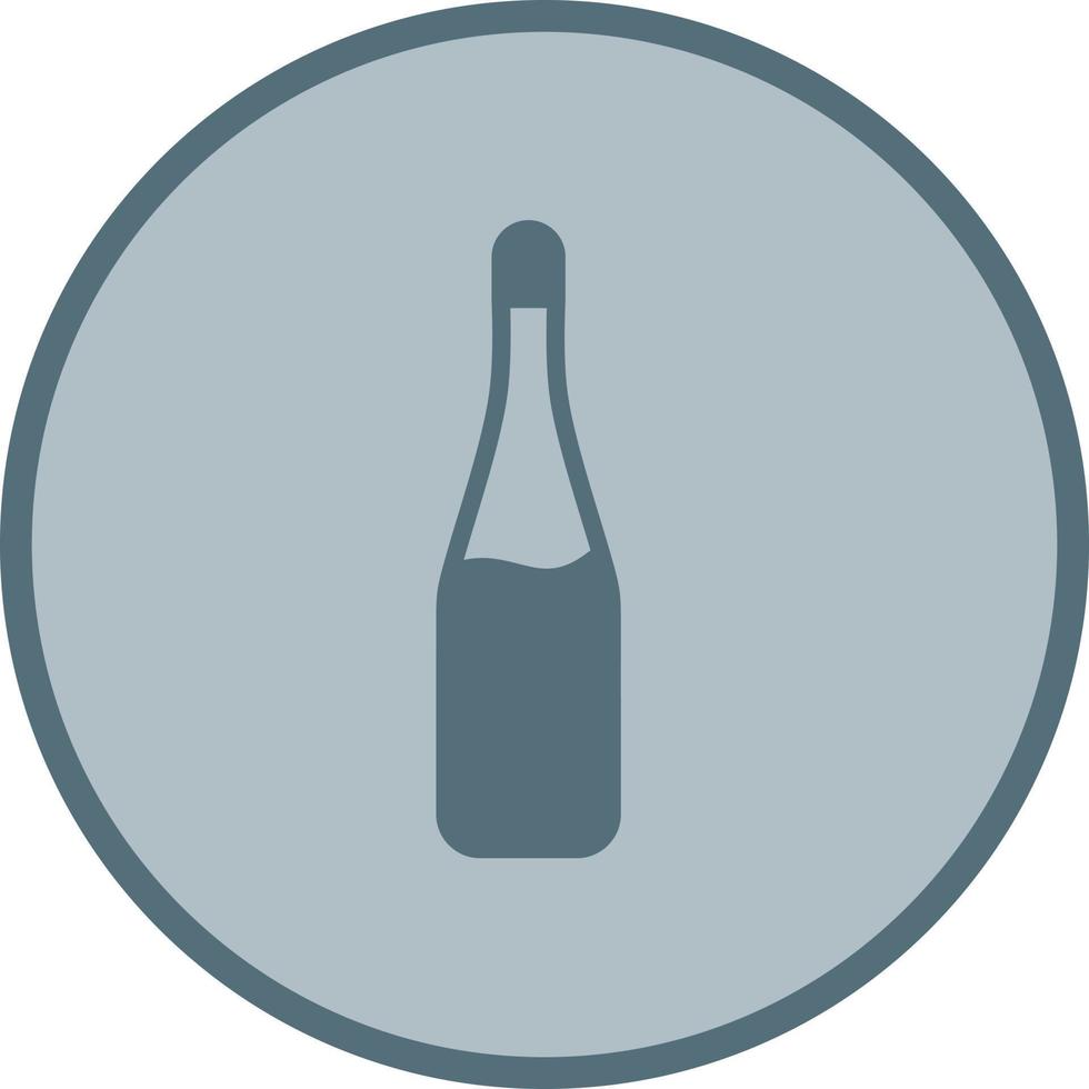 Champagne Bottle Vector Icon