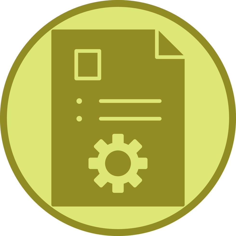 Unique Content Management Vector Icon