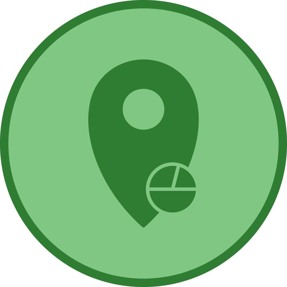 Location Statistics Vector Icon