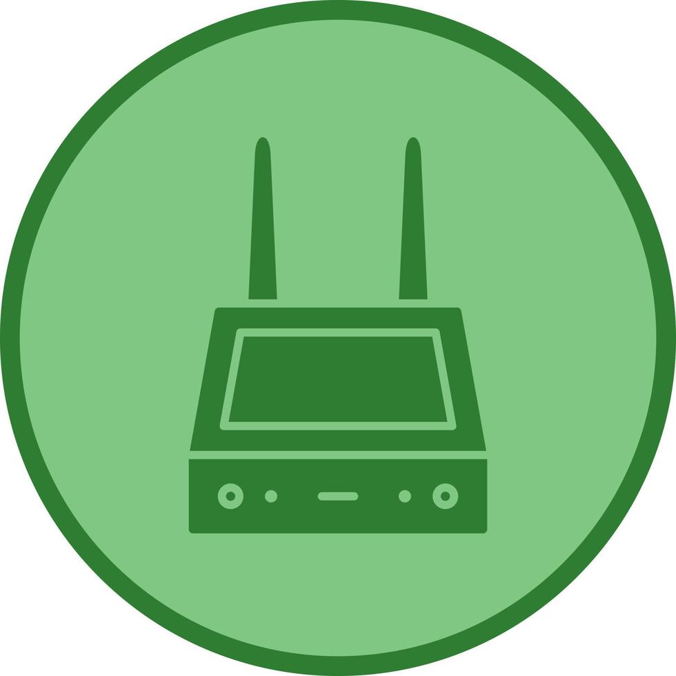 Unique Router Vector Icon