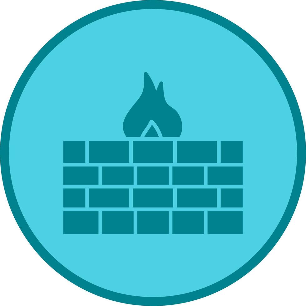 Unique Firewall Vector Icon