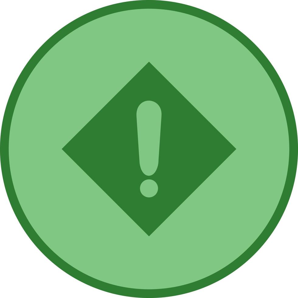 icono de vector de señal de precaución