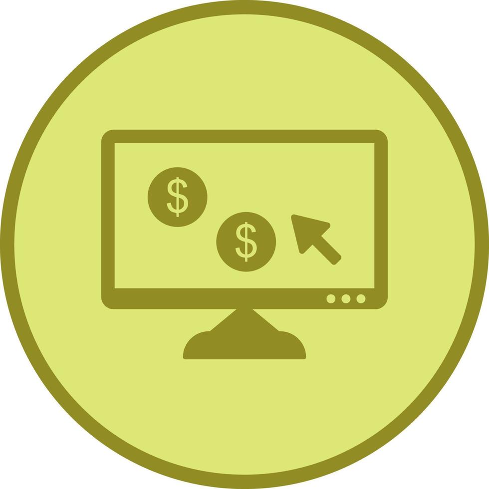 Unique Pay Per Click Vector Icon