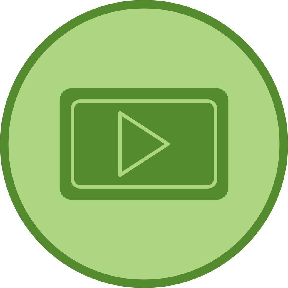 Unique Video Communication Vector Icon