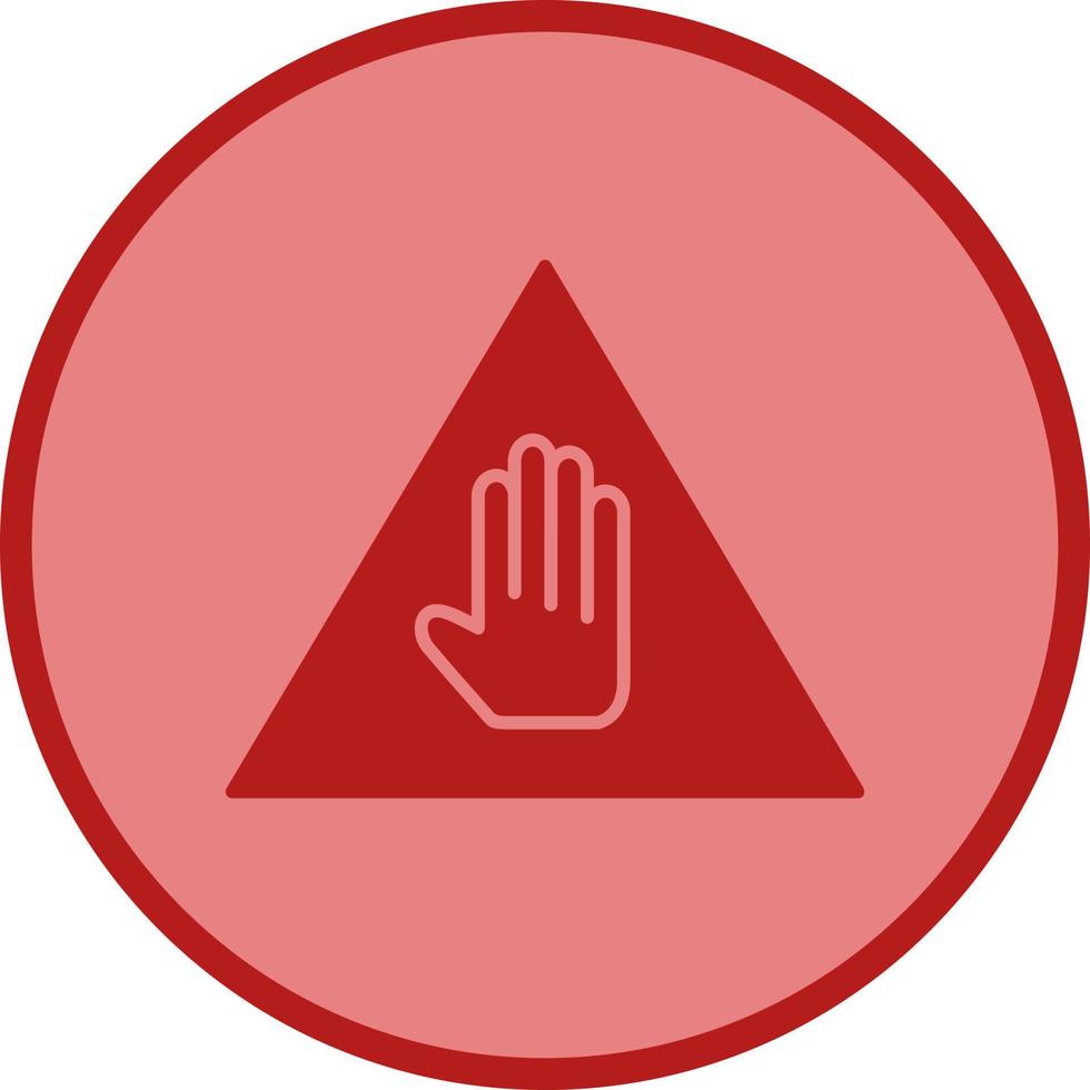 Unique Warning Vector Icon