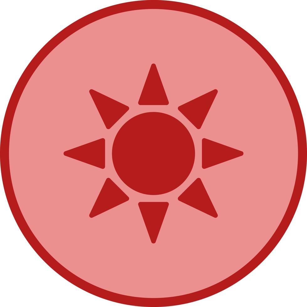 UV Radiation Vector Icon