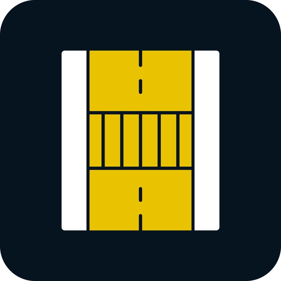 Pedestrian Crossing Vector Icon Design